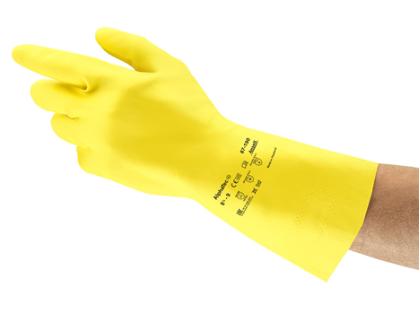 Ansell- ALPHATEC® 87-190 Kimyasal ve Sıvı Korumalı İş Eldiveni (Çift-8) - 4