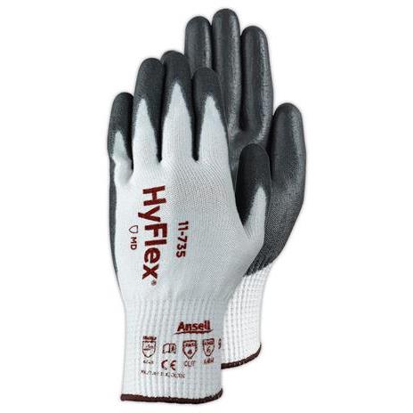 Ansell- HYFLEX® 11-735 Kesilmeye Karşı Mekanik Korumalı İş Eldiveni (Çift-10)