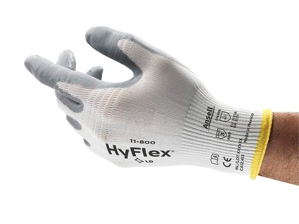 Ansell- HYFLEX® 11-800 Mekanik ve Çok Amaçlı Antistatik Montaj Eldiveni (Çift-10)