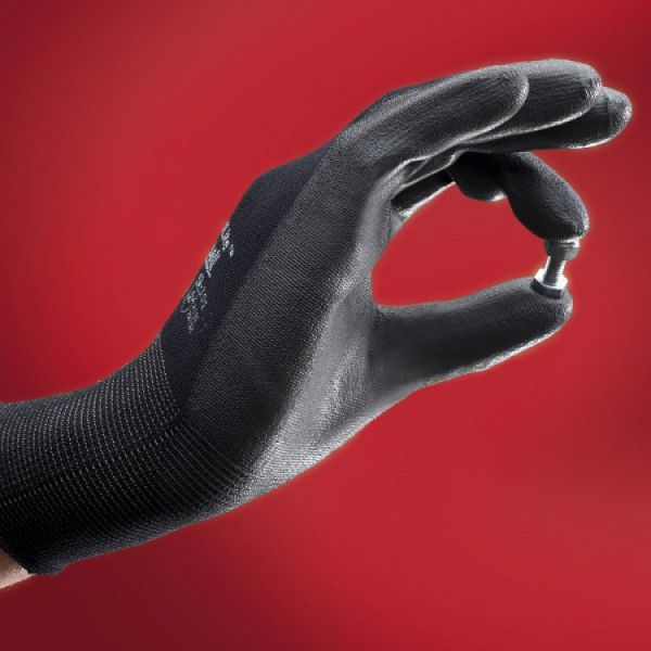 Ansell- HYFLEX® 48-101 Siyah-Gri Tam Kaplı Sensilite Poliüretan Kaplı Hassas İş Eldiveni (Çift-11) - 4