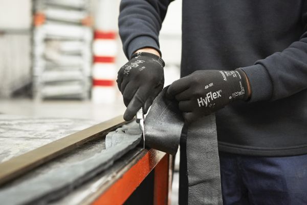 Ansell- HYFLEX® 48-101 Siyah-Gri Tam Kaplı Sensilite Poliüretan Kaplı Hassas İş Eldiveni (Çift-11) - 6