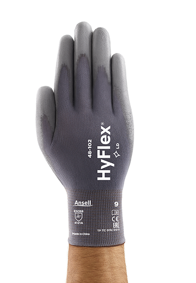 Ansell- Hyflex® 48-102 Sensilite Poliüretan Kaplı Hassas İş Eldiveni (Çift-9) - 2