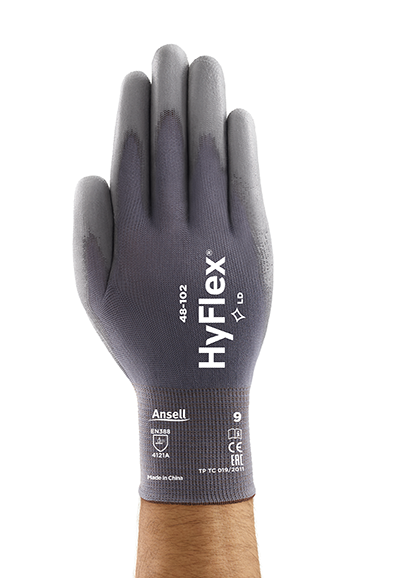 Ansell- Hyflex® 48-102 Sensilite Poliüretan Kaplı Hassas İş Eldiveni (Çift-9)