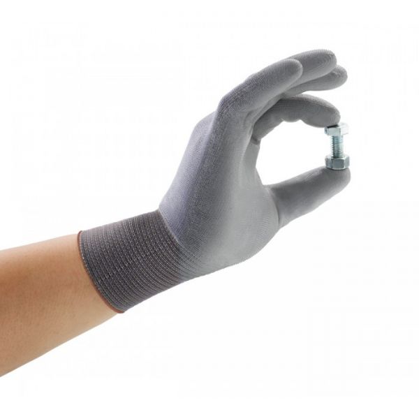 Ansell- Hyflex® 48-102 Sensilite Poliüretan Kaplı Hassas İş Eldiveni (Çift-9) - 4