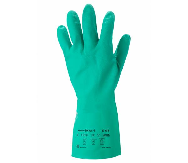 Ansell- SOLVEX® 37-675 Kimyasal ve Sıvı Korumalı Antistatik İş Eldiveni (Çift-11) - 4