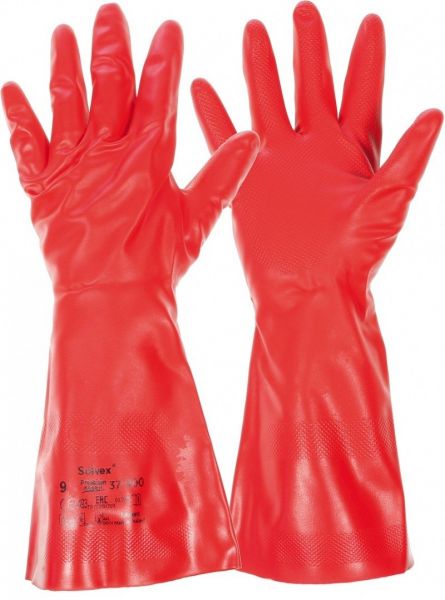 Ansell- SOLVEX® PREMIUM 37-900 Kimyasal ve Asit Eldiveni (Çift-8) - 2