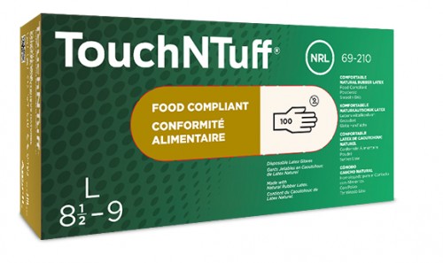 Ansell- TouchNTuff® 69-210 Lateks İş Eldiveni (XL) 100lü Paket - Thumbnail