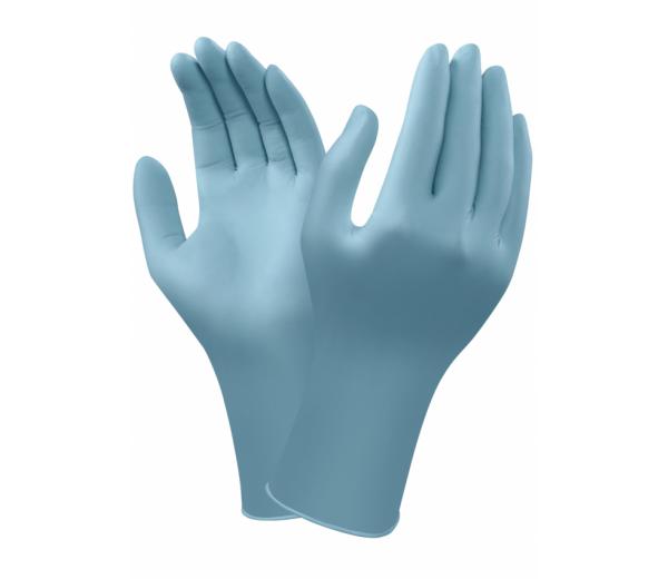 Ansell- TouchNTuff® 92-670 Tek Kullanımlık Pudrasız Endüstriyel Ağır İş Eldiveni (L) 100lü Paket