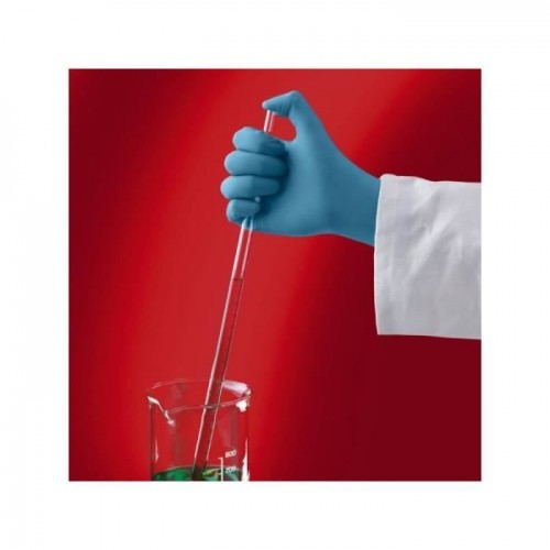 Ansell- TouchNTuff® 92-670 Tek Kullanımlık Pudrasız Endüstriyel Ağır İş Eldiveni (M) 100lü Paket - Thumbnail