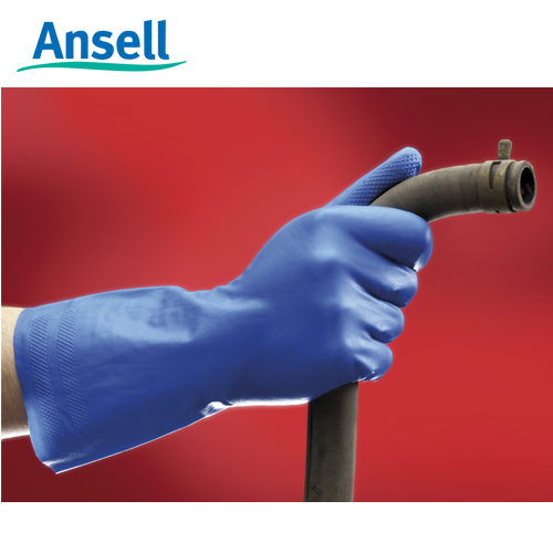 Ansell- VIRTEX® 79-700 Mavi Nitril Kimyasal ve Sıvı Korumalı İş Eldiveni (Çift-9)