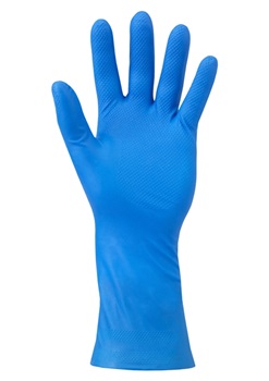 Ansell- VIRTEX® 79-700 Mavi Nitril Kimyasal ve Sıvı Korumalı İş Eldiveni (Çift-10)