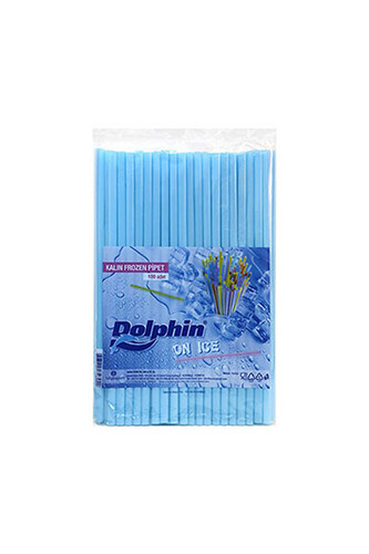Kullan At Market - Dolphin Frozen Pipet Açık Mavi 22cm x 8mm 100lü