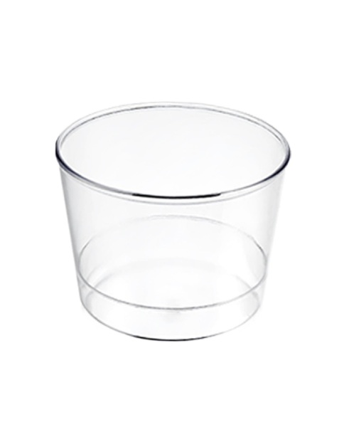 Bodega Plastik Kristal Silindir Tatlı Kasesi 180cc 30 Adet - 2