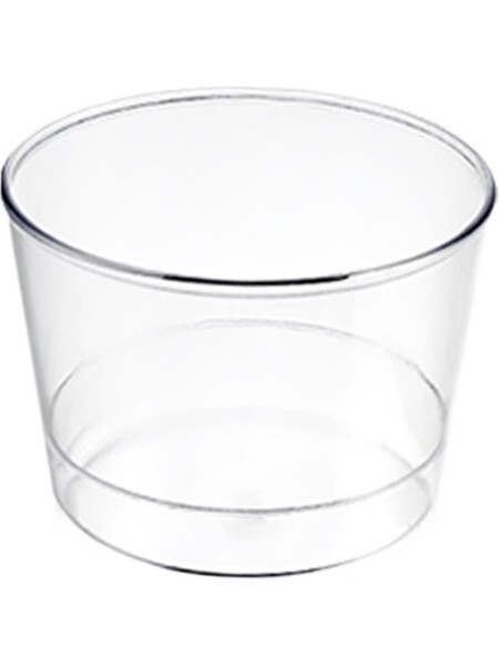 Bodega Plastik Kristal Silindir Tatlı Kasesi 250cc 30 Adet - 1