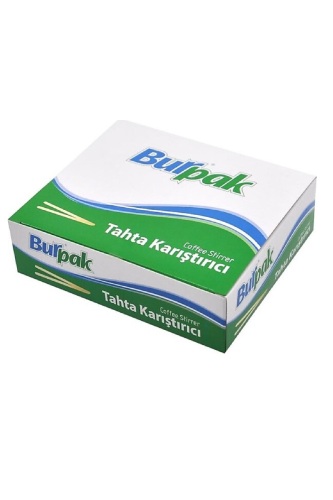 Burpak Bambu Tahta Karıştırıcı 11cm 400 Adet - Burpak