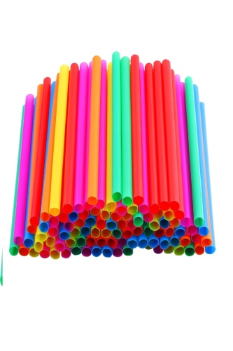 Burpak Frozen Plastik Pipet 7mm x 22cm - 100 Adet - Burpak