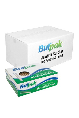 Burpak - Burpak Jelatinli Kürdan 400lü x 50 Paket (Koli)