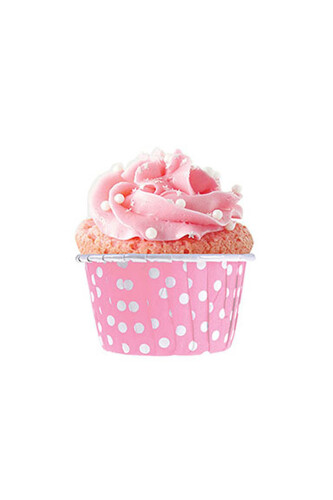 Dolphin Muffin-Kek Kapsülü Pembe Puantiyeli 50 Adet - 2