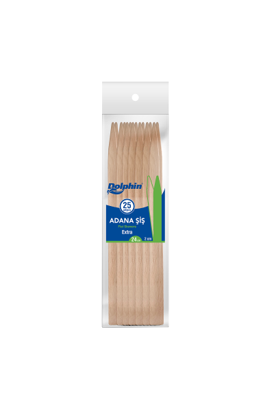 Dolphin Adana Şiş 24 cm 25 Adet - 1