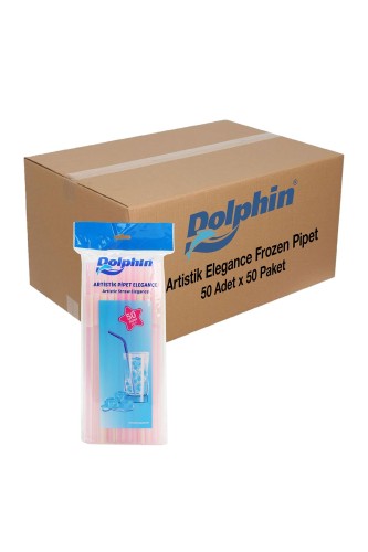 Dolphin - Dolphin Artistik Elegance Frozen Pipet 50 Adet x 50 Paket (Koli)