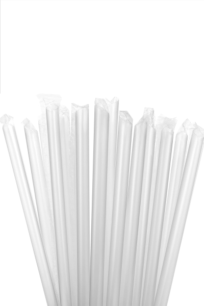 Dolphin Bubble Tea Jelatinli Şeffaf Pipet 12mm 22cm 50 Adet - 1