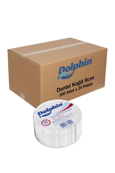 Dolphin Dantel Kağıt 9cm 500 Adet x 24 Paket Koli