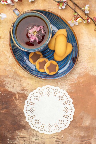 Dolphin Dantel Kağıt-Bardak Altlığı 12,5cm 100 Adet - 1