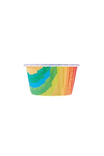 Roll-up Muffin Kek Kapsülü Gökkuşağı 50 Adet - 2