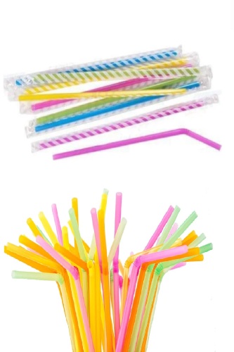 Dolphin Jelatinli Körüklü Pipet 5mm x 23,5cm - 100 Adet - Dolphin