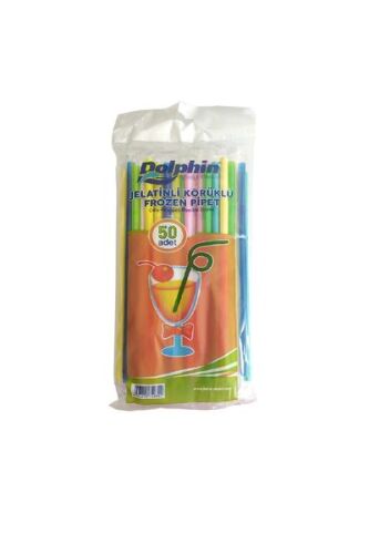 Dolphin Jelatinli Körüklü Frozen Pipet 8mm x 23,5cm - 50 Adet - Dolphin