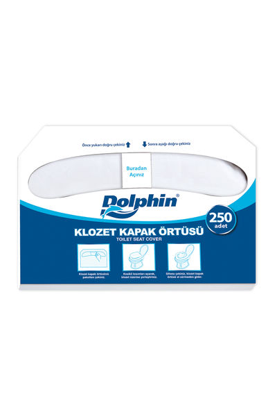 Dolphin Kağıt Klozet Kapak Örtüsü 250li