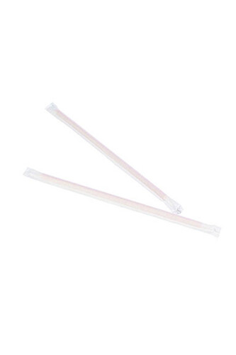 Dolphin Kağıt Sarıgılı Pipet 6mmx18cm 100 Adet - Dolphin