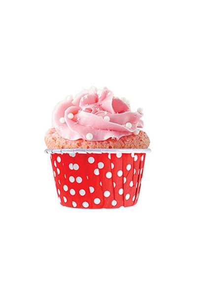 Roll-up Muffin Kek Kapsülü Kırmızı Puantiyeli 50 Adet - 2