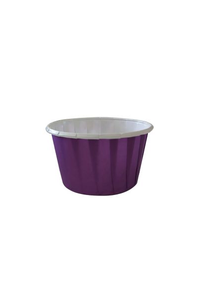 Roll-up Muffin Kek Kapsülü Mat Mor 50 Adet - 1