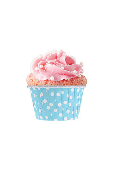 Dolphin Muffin-Kek Kapsülü Mavi Puantiyeli 25 Adet - 2