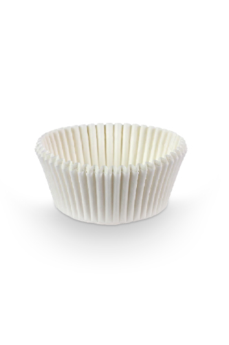Dolphin Muffin Kağıt Kek Kapsülü İnce Beyaz 100 Adet - 2
