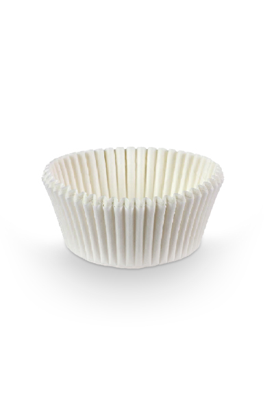 Dolphin Muffin Kağıt Kek Kapsülü İnce Beyaz 100 Adet - 2