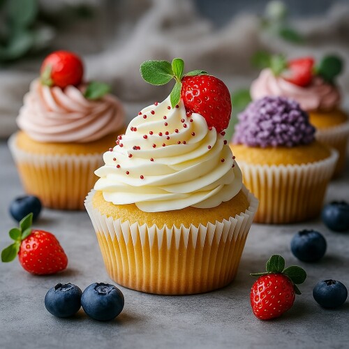 Dolphin Muffin Kağıt Kek Kapsülü İnce Beyaz Mini 100lü - 3