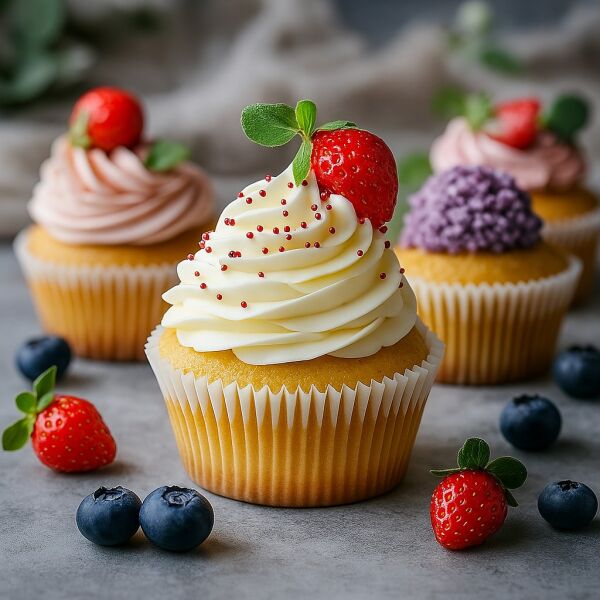 Dolphin Muffin Kağıt Kek Kapsülü İnce Beyaz Mini 100lü - 3