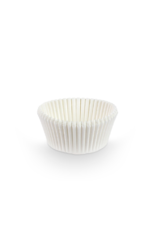 Dolphin Muffin Kağıt Kek Kapsülü İnce Beyaz Mini 100 Adet - Dolphin