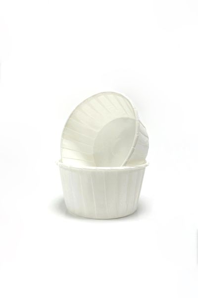 Roll-up Muffin Kek Kapsülü Beyaz Büyük Boy 50 Adet - 2