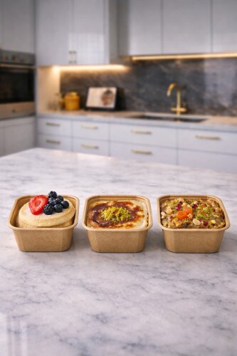 Dolphin Muffin Kek Kapsülü Kare Kraft 50li - Dolphin