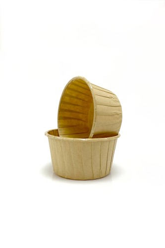 Roll-up Muffin Kek Kapsülü Kraft Büyük Boy 50 Adet - 1