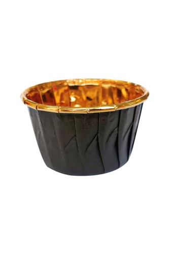 Roll-up Muffin Kek Kapsülü Beyaz-Altın 25 Adet - 2