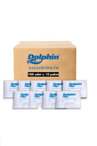 Dolphin - Dolphin Naylon Önlük 100 Adet x 10 Paket (Koli)