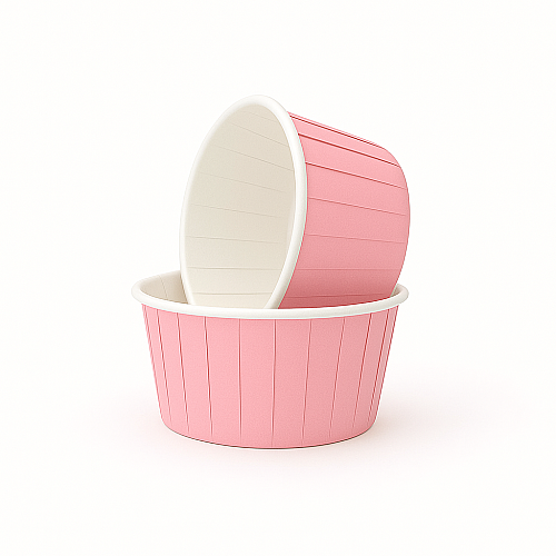 Dolphin Muffin-Kek Kapsülü Pembe 50 Adet - Roll-Up