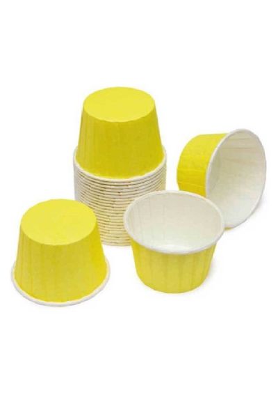 Roll-up Muffin Kek Kapsülü Sarı 50 Adet - 1