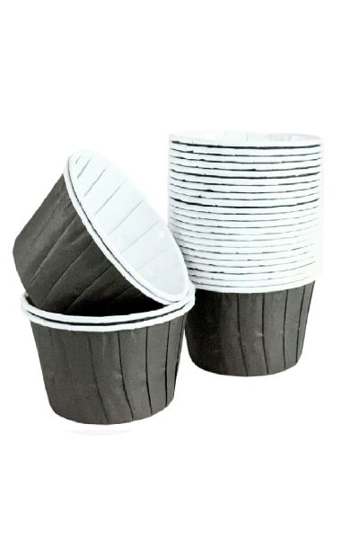 Roll-up Muffin Kek Kapsülü Siyah 50 Adet - 1