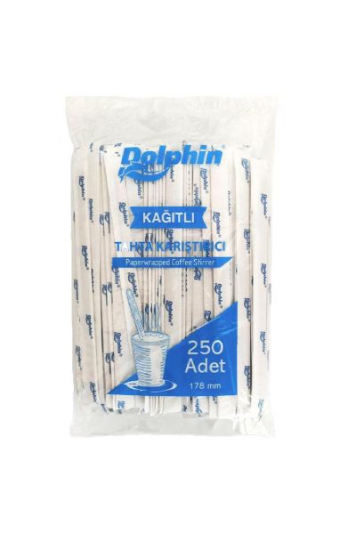 Dolphin Tahta Karıştırıcı 17,8cm 250li