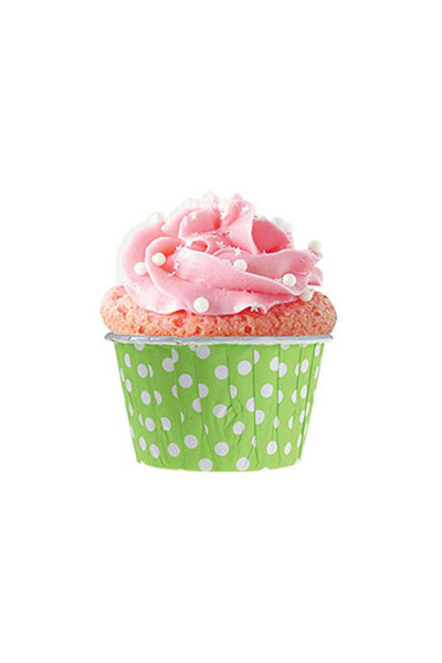 Dolphin Muffin-Kek Kapsülü Yeşil Puantiyeli 50 Adet - 2
